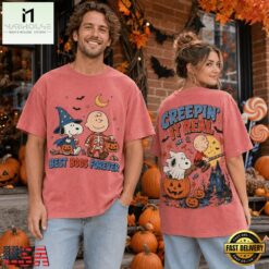 Snoopy x Charlie Brown Ghostly Pumpkin Patch Adventure 3D Shirt, Popular 3D Music Tee Snoopy X Charlie Brown Ghostly Pumpkin Patch Adventure 3D Shirt