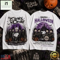 Snoopy x My Chemical Romance Halloween 3D Shirt , Popular 3D Music Tee Snoopy X MY Chemical Romance Halloween 3D Shirt