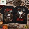 Snoopy x The Evil Dead Groovy Halloween 3D Shirt , Popular 3D Music Tee Snoopy X The Evil Dead Groovy Halloween 3D Shirt