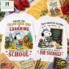 Snoopy x The Wizard of Oz Follow the Yellow Brick Road to Learning 3D Shirt , Popular 3D Music Tee Snoopy X The Wizard OF OZ Follow The Yellow Brick Road TO Learning 3D Shirt