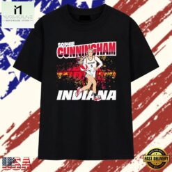 Sophie Cunningham Indiana Basketball Player 8 T Shirt , Stylish 2D Graphic Shirt Sophie Cunningham Indiana Basketball Player 8 T Shirt