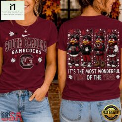 South Carolina Gamecocks 2026 NCAA Autumn Festive Cheer T Shirt , NCAA College 3D Shirt South Carolina Gamecocks 2026 Ncaa Autumn Festive Cheer T Shirt