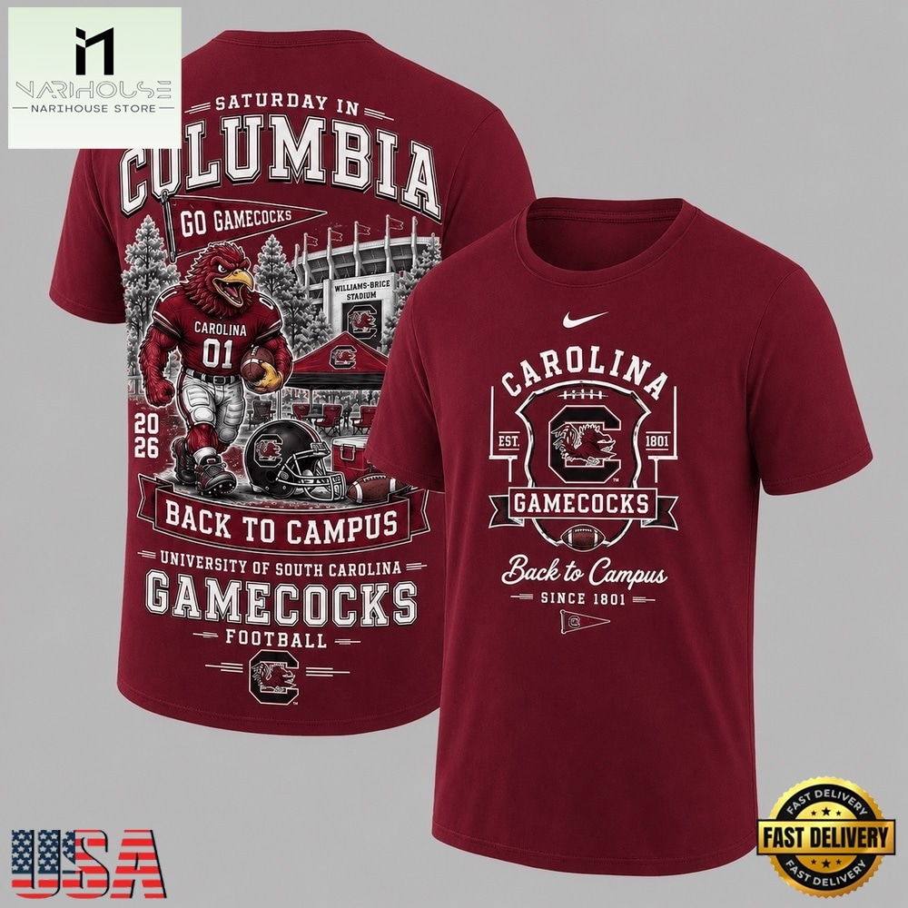 South Carolina Gamecocks 2026 NCAA Back To Campus 3D Shirt , NCAA College 3D Shirt South Carolina Gamecocks 2026 NCAA Back To Campus 3D Shirt , NCAA College 3D Shirt