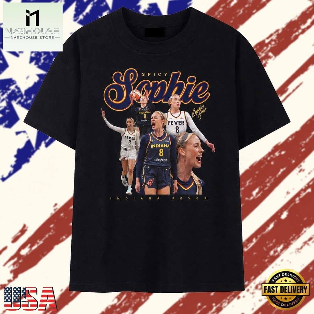 Spicy Sophie Cunningham Indiana Fever WNBA Fan Graphic T Shirt , Stylish 2D Graphic Shirt Spicy Sophie Cunningham Indiana Fever WNBA Fan Graphic T Shirt , Stylish 2D Graphic Shirt