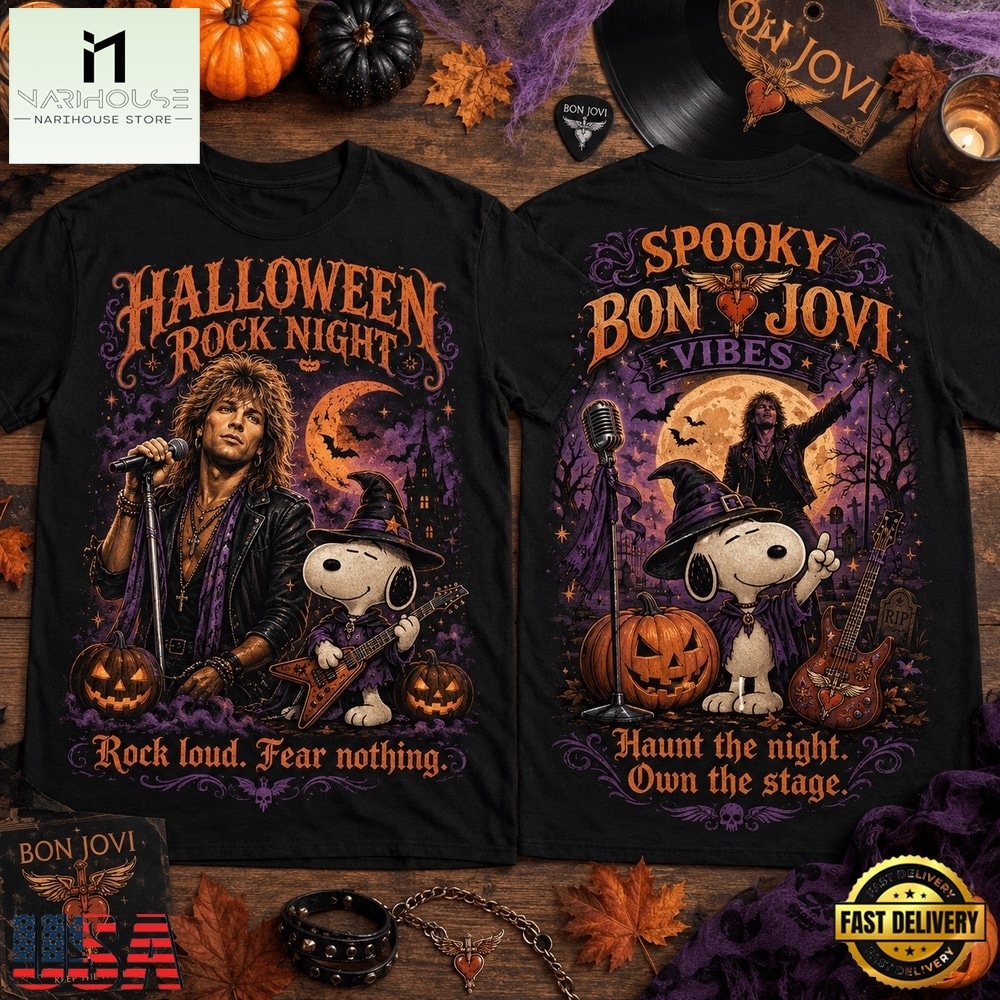 Spooky Bon Jovi Rock Night 3D Shirt , Popular 3D Music Tee Spooky Bon Jovi Rock Night 3D Shirt , Popular 3D Music Tee