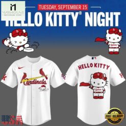 St. Louis Cardinals x Hello Kitty 2026 Limited Edition Baseball Jersey, Stylish Baseball Jersey ST Louis Cardinals X Hello Kitty 2026 Limited Edition Baseball Jersey