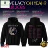 Steve Lacy Oh Yeah Tour 2026 Graphic Signature Schedule Hoodie, Popular 3D Music Tee Steve Lacy OH Yeah Tour 2026 Graphic Signature Schedule Hoodie