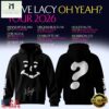 Steve Lacy Oh Yeah Tour 2026 Signature Black Hoodie, Popular 3D Music Tee Steve Lacy OH Yeah Tour 2026 Signature Black Hoodie