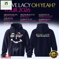 Steve Lacy Oh Yeah Tour 2026 Signature Hoodie, Popular 3D Music Tee Steve Lacy OH Yeah Tour 2026 Signature Hoodie