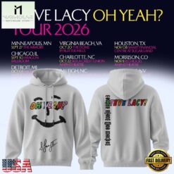 Steve Lacy Oh Yeah Tour 2026 Signature Limited Edition Hoodie, Popular 3D Music Tee Steve Lacy OH Yeah Tour 2026 Signature Limited Edition Hoodie