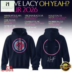 Steve Lacy Oh Yeah Tour 2026 Signature Special New Hoodie, Popular 3D Music Tee Steve Lacy OH Yeah Tour 2026 Signature Special New Hoodie