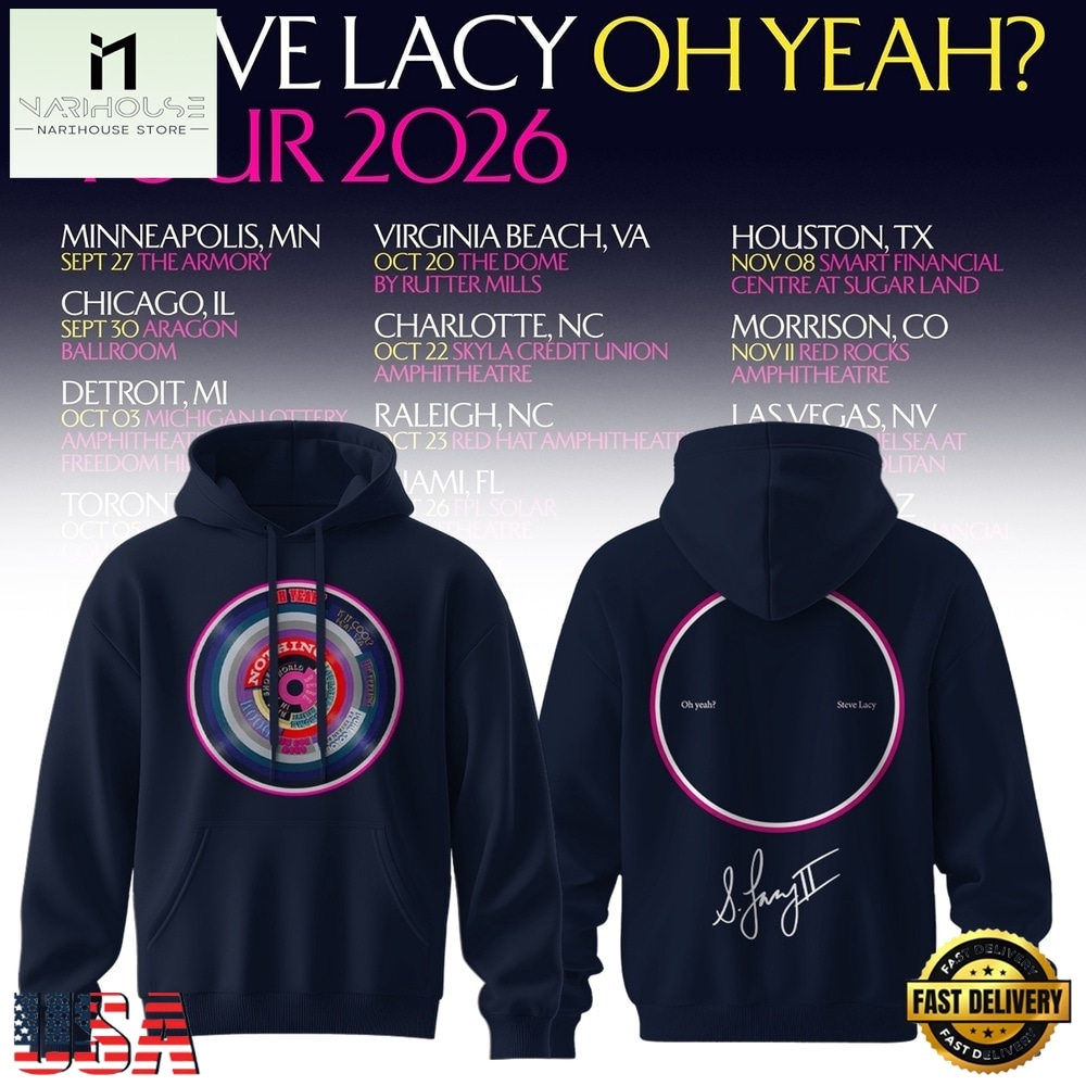 Steve Lacy Oh Yeah Tour 2026 Signature Special New Hoodie, Popular 3D Music Tee Steve Lacy Oh Yeah Tour 2026 Signature Special New Hoodie, Popular 3D Music Tee