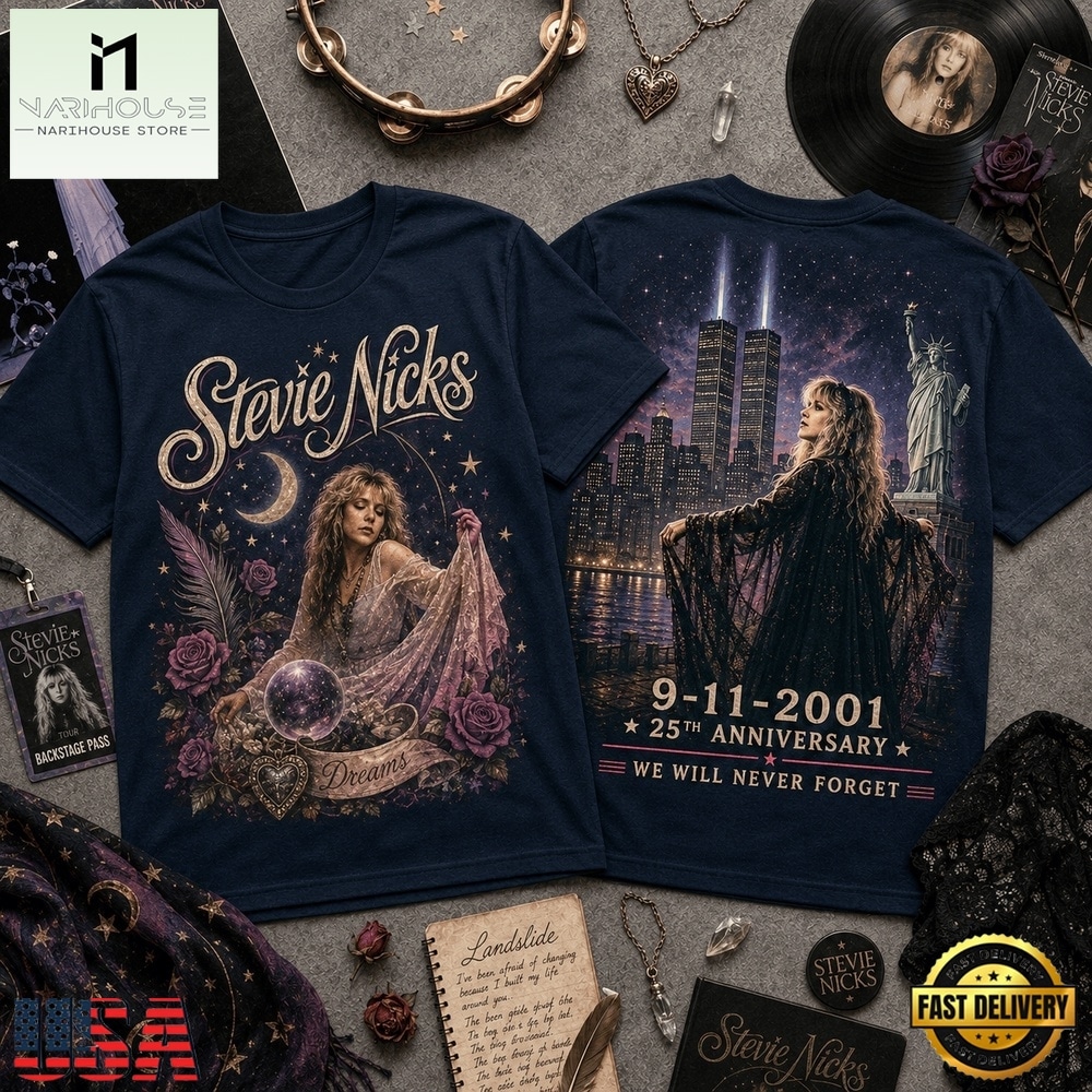 Stevie Nicks 911 Memorial 25th Anniversary 3D Shirt , Music Fans 3D T Shirt Stevie Nicks 911 Memorial 25th Anniversary 3D Shirt , Music Fans 3D T Shirt