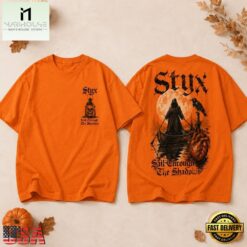 Styx Sail Through The Shadows Gothic Halloween 3D Shirt, Popular 3D Music Tee Styx Sail Through The Shadows Gothic Halloween 3D Shirt
