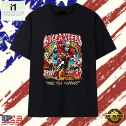 Tampa Bay Buccaneers fire the cannons NFL T Shirt, Stylish 2D Graphic Shirt Tampa Bay Buccaneers Fire The Cannons Nfl T Shirt