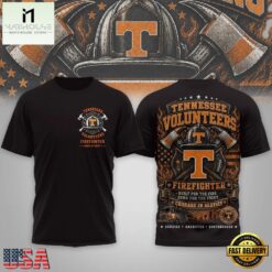 Tennessee Volunteers 2026 NCAA Firefighter Built for the Fire 3D Shirt , NCAA College 3D Shirt Tennessee Volunteers 2026 Ncaa Firefighter Built For The Fire 3D Shirt
