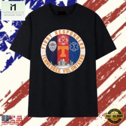 Tennessee Volunteers First Responders Police Fire EMS Tribute T Shirt, Stylish 2D Graphic Shirt Tennessee Volunteers First Responders Police Fire Ems Tribute T Shirt