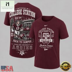 Texas A&M Aggies 2026 NCAA Back To Campus 3D Shirt , NCAA College 3D Shirt Texas A M Aggies 2026 Ncaa Back TO Campus 3D Shirt