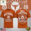 Texas Longhorns NCAA Road to Glory 2026 Football Champions 3D Shirt , NCAA College 3D Shirt Texas Longhorns Ncaa Road TO Glory 2026 Football Champions 3D Shirt