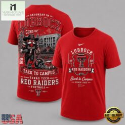 Texas Tech Red Raiders 2026 NCAA Back To Campus 3D Shirt , NCAA College 3D Shirt Texas Tech Red Raiders 2026 Ncaa Back TO Campus 3D Shirt