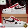 Texas Tech Red Raiders 2026 NCAA Football Back To School Air Force 1 Shoes Sneakers , Sporty Sneakers Shoes Texas Tech Red Raiders 2026 Ncaa Football Back TO School Air Force 1 Shoes Sneakers