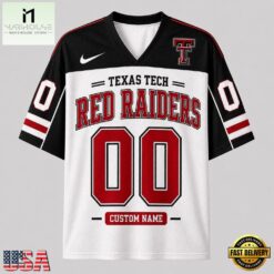 Texas Tech Red Raiders NCAA College Team Pride Personalized Football jersey, NCAA Football Fan Jersey Texas Tech Red Raiders Ncaa College Team Pride Personalized Football Jersey