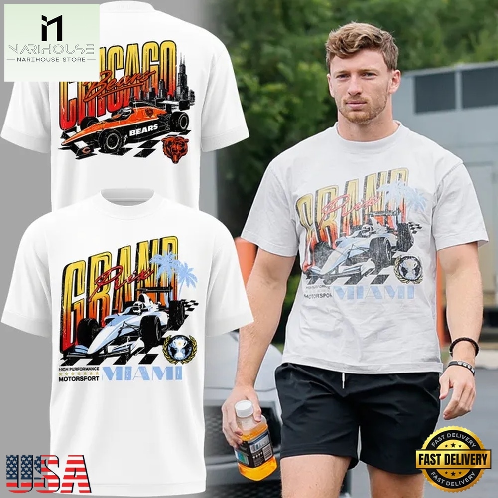 The Chicago Bears x Grand Prix 2026 T Shirt, Hot 3D Shirt Trend The Chicago Bears x Grand Prix 2026 T Shirt, Hot 3D Shirt Trend
