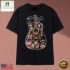 The Dandelion Tour Acoustic Guitar Photo Collage Graphic T Shirt, Music Fan 2D Shirt The Dandelion Tour Acoustic Guitar Photo Collage Graphic T Shirt