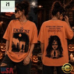 The Exorcist Possessed by Darkness Halloween 3D Shirt , Music Fans 3D T Shirt The Exorcist Possessed BY Darkness Halloween 3D Shirt