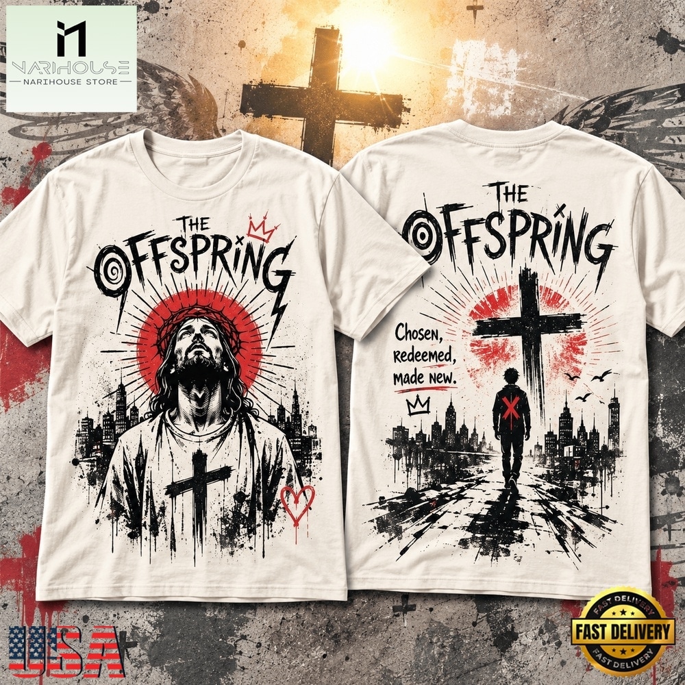 The Offspring Chosen Redeemed Made New Jesus 3D Shirt, Popular 3D Music Tee The Offspring Chosen Redeemed Made New Jesus 3D Shirt, Popular 3D Music Tee