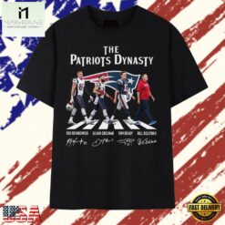 The Patriots Dynasty Abbey Road Style Signatures 2026 T Shirt , Stylish 2D Graphic Shirt The Patriots Dynasty Abbey Road Style Signatures 2026 T Shirt