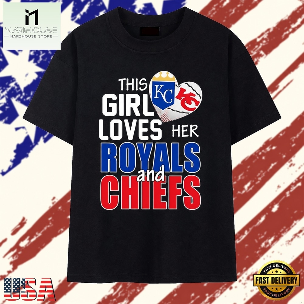 This Girl Loves Her Missouri Sports Royals And Chiefs Logo 2025 Premium T Shirt , Stylish 2D Graphic Shirt This Girl Loves Her Missouri Sports Royals And Chiefs Logo 2025 Premium T Shirt , Stylish 2D Graphic Shirt