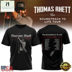 Thomas Rhett The Soundtrack to Life Tour 2026 Black T Shirt , Music Fans 3D T Shirt Thomas Rhett The Soundtrack TO Life Tour 2026 Black T Shirt