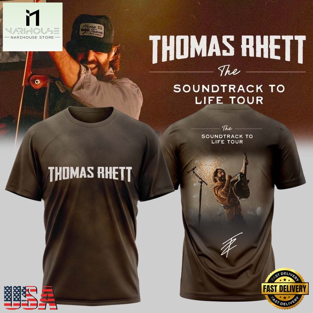 Thomas Rhett The Soundtrack to Life Tour 2026 Signature Graphic 3D Shirt , Music Fans 3D T Shirt Thomas Rhett The Soundtrack to Life Tour 2026 Signature Graphic 3D Shirt , Music Fans 3D T Shirt