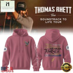 Thomas Rhett The Soundtrack to Life Tour 2026 Signature Pink Hoodie , Music Fans 3D T Shirt Thomas Rhett The Soundtrack TO Life Tour 2026 Signature Pink Hoodie