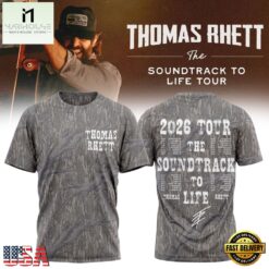 Thomas Rhett The Soundtrack to Life Tour 2026 Signed Camo 3D Shirt , Music Fans 3D T Shirt Thomas Rhett The Soundtrack TO Life Tour 2026 Signed Camo 3D Shirt
