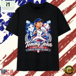 Tommy John 1943 2026 Forever Changed the Game MLB Baseball T Shirt, Stylish 2D Graphic Shirt Tommy John 1943 2026 Forever Changed The Game Mlb Baseball T Shirt