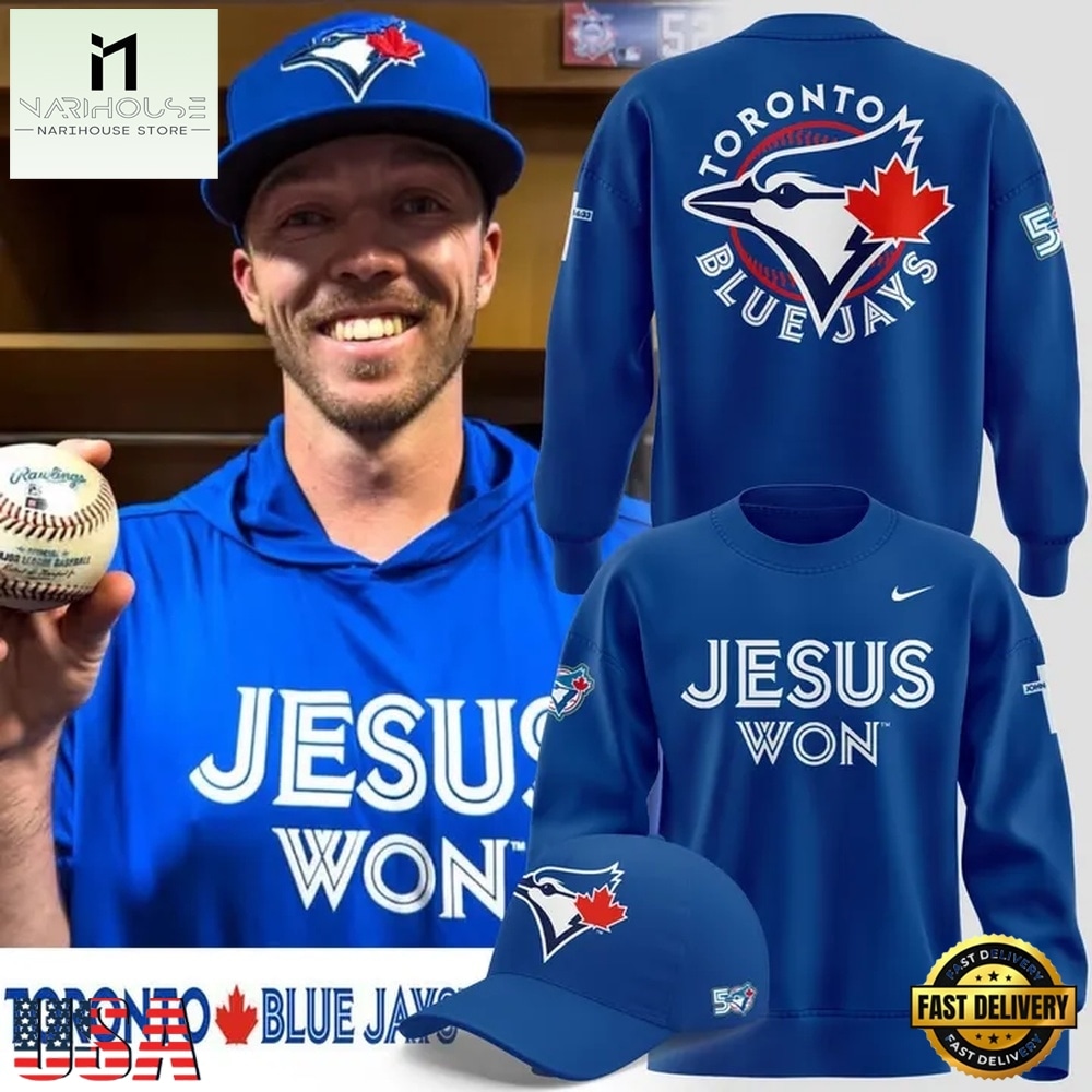 Toronto Blue Jays x JESUS WON 2026 Sweatshirt , Trending New Design Shirt Toronto Blue Jays x JESUS WON 2026 Sweatshirt , Trending New Design Shirt