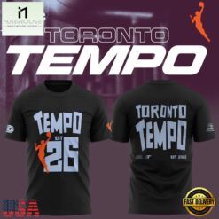 Toronto Tempo 2026 WNBA New Uniform Limited Edition T Shirt, Hot 3D Shirt Trend Toronto Tempo 2026 Wnba New Uniform Limited Edition T Shirt