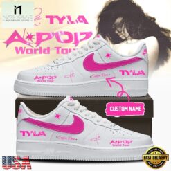 Tyla A POP World Tour Limited Edition Signature 2026 White Air Force 1 Shoes
