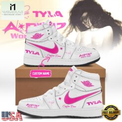 Tyla A POP World Tour Limited Edition Signature 2026 White Air Jordan 1 Shoes
