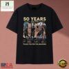 U2 50 Years 1976 2026 Signatures Thank You For The Memories T Shirt, Music Fan 2D Shirt U2 50 Years 1976 2026 Signatures Thank You For The Memories T Shirt