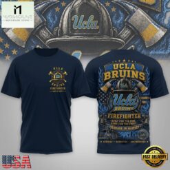 UCLA Bruins 2026 NCAA Firefighter Built for the Fire 3D Shirt , NCAA College 3D Shirt Ucla Bruins 2026 Ncaa Firefighter Built For The Fire 3D Shirt