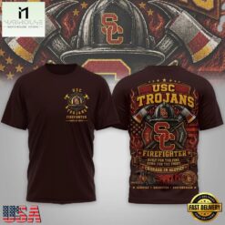 USC Trojans 2026 NCAA Firefighter Built for the Fire 3D Shirt , NCAA College 3D Shirt Usc Trojans 2026 Ncaa Firefighter Built For The Fire 3D Shirt
