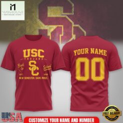 USC Trojans NCAA Campus Pride Back to School 2026 Personalized 3D Shirt , NCAA College 3D Shirt Usc Trojans Ncaa Campus Pride Back TO School 2026 Personalized 3D Shirt