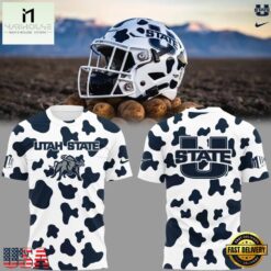 Utah State Aggies Best Helmet Edition Gameday T Shirt, Hot 3D Shirt Trend Utah State Aggies Best Helmet Edition Gameday T Shirt