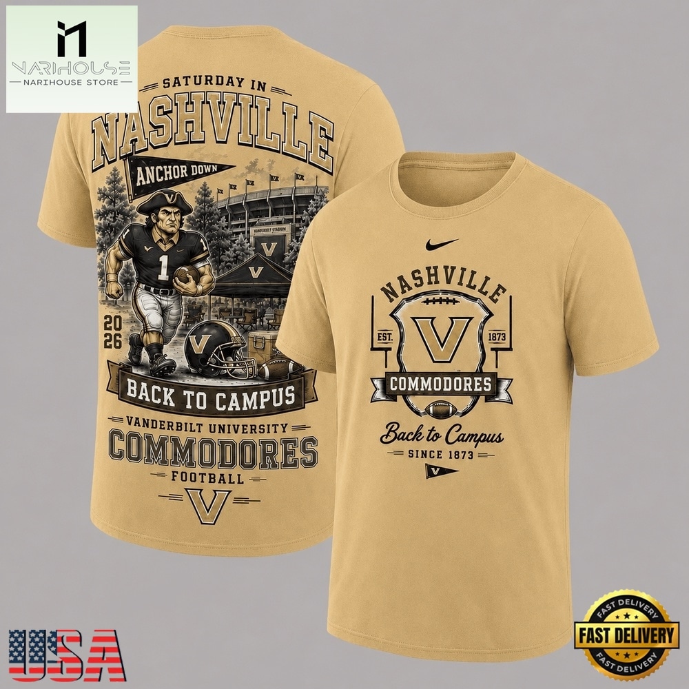 Vanderbilt Commodores 2026 NCAA Back To Campus 3D Shirt , NCAA College 3D Shirt Vanderbilt Commodores 2026 NCAA Back To Campus 3D Shirt , NCAA College 3D Shirt
