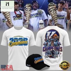 Vaqueros de Bayamon 2026 BSN Champions White 3D Shirt, Hot 3D Shirt Trend Vaqueros DE Bayamon 2026 Bsn Champions White 3D Shirt