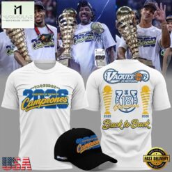 Vaqueros de Bayamon 2026 BSN Champions White T Shirt, Hot 3D Shirt Trend Vaqueros DE Bayamon 2026 Bsn Champions White T Shirt