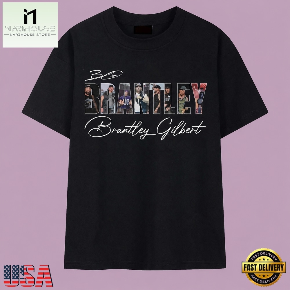 Vintage Brantley Gilbert Country Music Signatures T Shirt, Music Fan 2D Shirt Vintage Brantley Gilbert Country Music Signatures T Shirt, Music Fan 2D Shirt